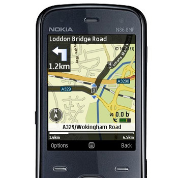 Nokia N86 8MP with Nokia Maps