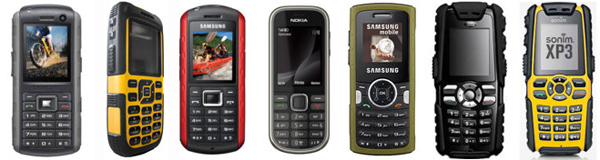 Rugged Handsets from Nokia, Samsung & Sonim