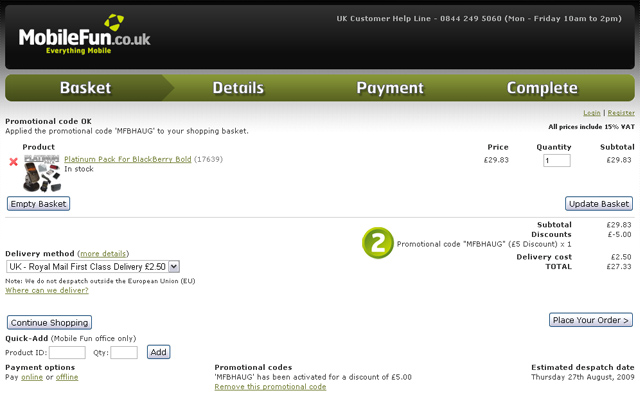August Bank Holiday Voucher Code Voucher Code Confirmation
