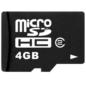 MicroSDHC Memory Card - 4GB