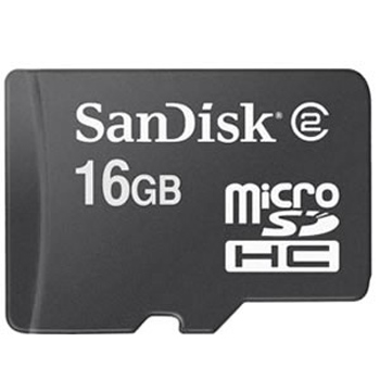 SanDisk MicroSDHC Card - 16GB