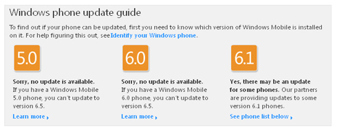 Windows Mobile 6.5 - Can you upgrade?