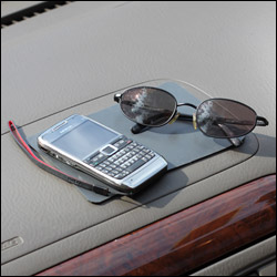 Prevent things sliding off your dashboard Prevent things sliding off your dashboard