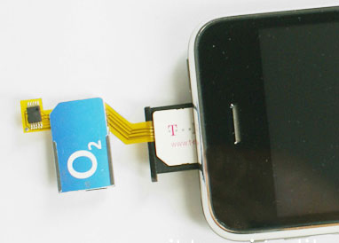 Attach the Sim Cards to the adapter and insert into phone Attach the Sim Cards to the adapter and insert into phone
