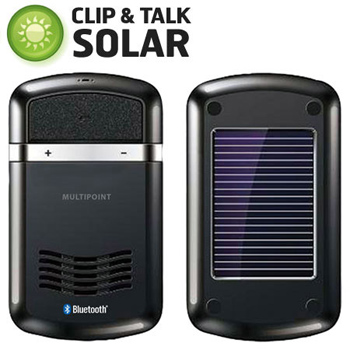 Clip and Talk Bluetooth Car Kit - Solar Edition