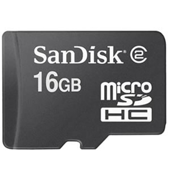 Carte SanDisk Micro SDHC - 16Go 