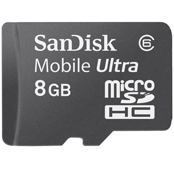 SanDisk Ultra MicroSDHC Card - 8GB