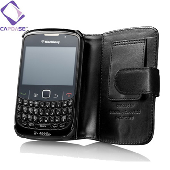 Capdase Classic Leather Book Case for BlackBerry Curve 8520