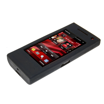Silicone Case for Nokia X6 - Black