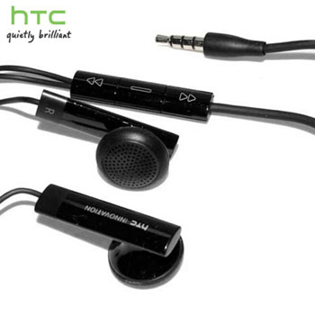 HTC Stereo Headset with Music Controls RC E150 - Black