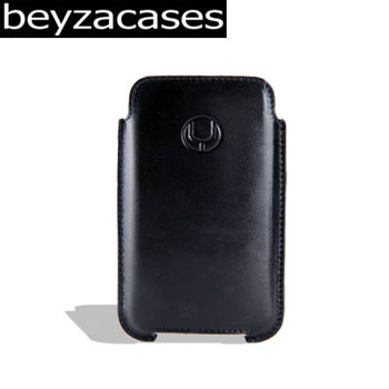 Beyza SlimLine Vertical Leather Case - Sony Ericsson Vivaz - Black