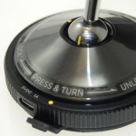 Charging is built into the holder