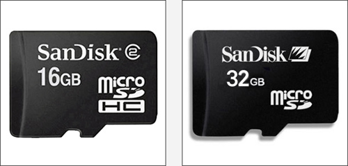 HTC Desire Z Memory Cards