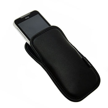 HTC PO S491 Legend Standard Leather Pouch - Black