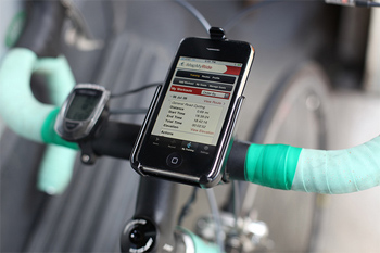 Use your iPhone to track your progress when cycling
