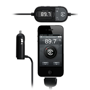 Belkin TuneCast Auto Live FM Transmitter for iPhone 4