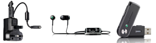 Accessories included with the X10 Mini Accessories included with the X10 Mini