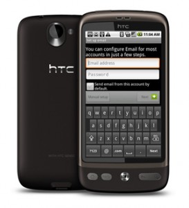 Email set up on the HTC Desire Email set up on the HTC Desire