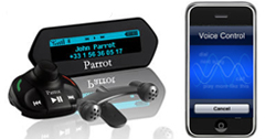 Parrot Car Kits support Phone Independant Voice Dialling