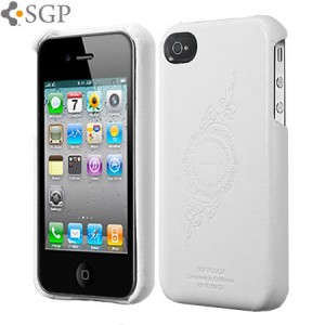 SGP Grip Case for iPhone 4 - White