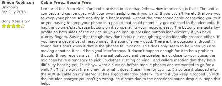 Samsung HS3000 Stereo Bluetooth Headset review July