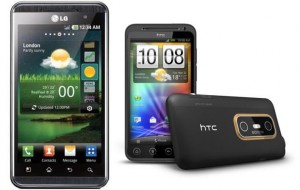LG Optimus 3D and HTC Evo 3D