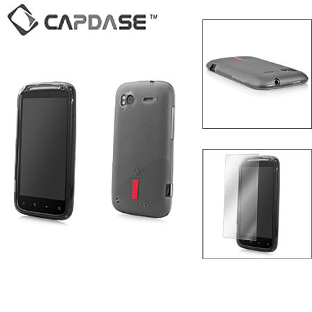 Capdase Soft Jacket 2 Xpose For HTC Sensation - Tinted Black
