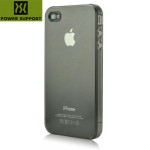 PowerSupport Air Jacket For iPhone 4S / 4 - Clear Black