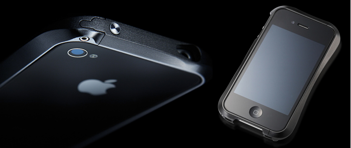 Bumper iPhone 4S / 4 Draco Design Aluminium - Noir
