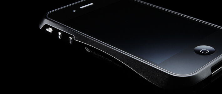 Bumper Samsung Galaxy S2 Draco Design Aluminium - Noir