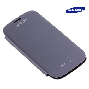 Flip Cover officielle Samsung Galaxy S3 – Bleu Chromé