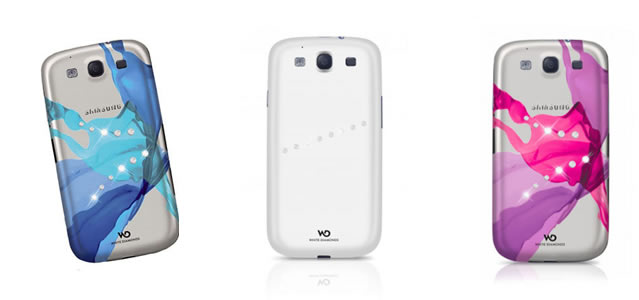 Coques Samsung Galaxy S3 White Diamonds Liquid & Sash