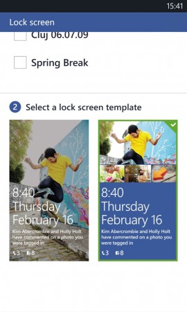 Windows Phone 8 Facebook Lockscreen Options 2