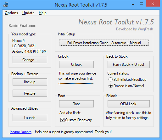 nexus root toolkit