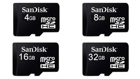 Micro SDHC Cards