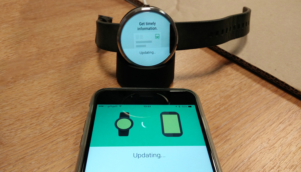 moto 360 with iphone