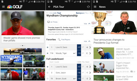 golf channel apple tv app