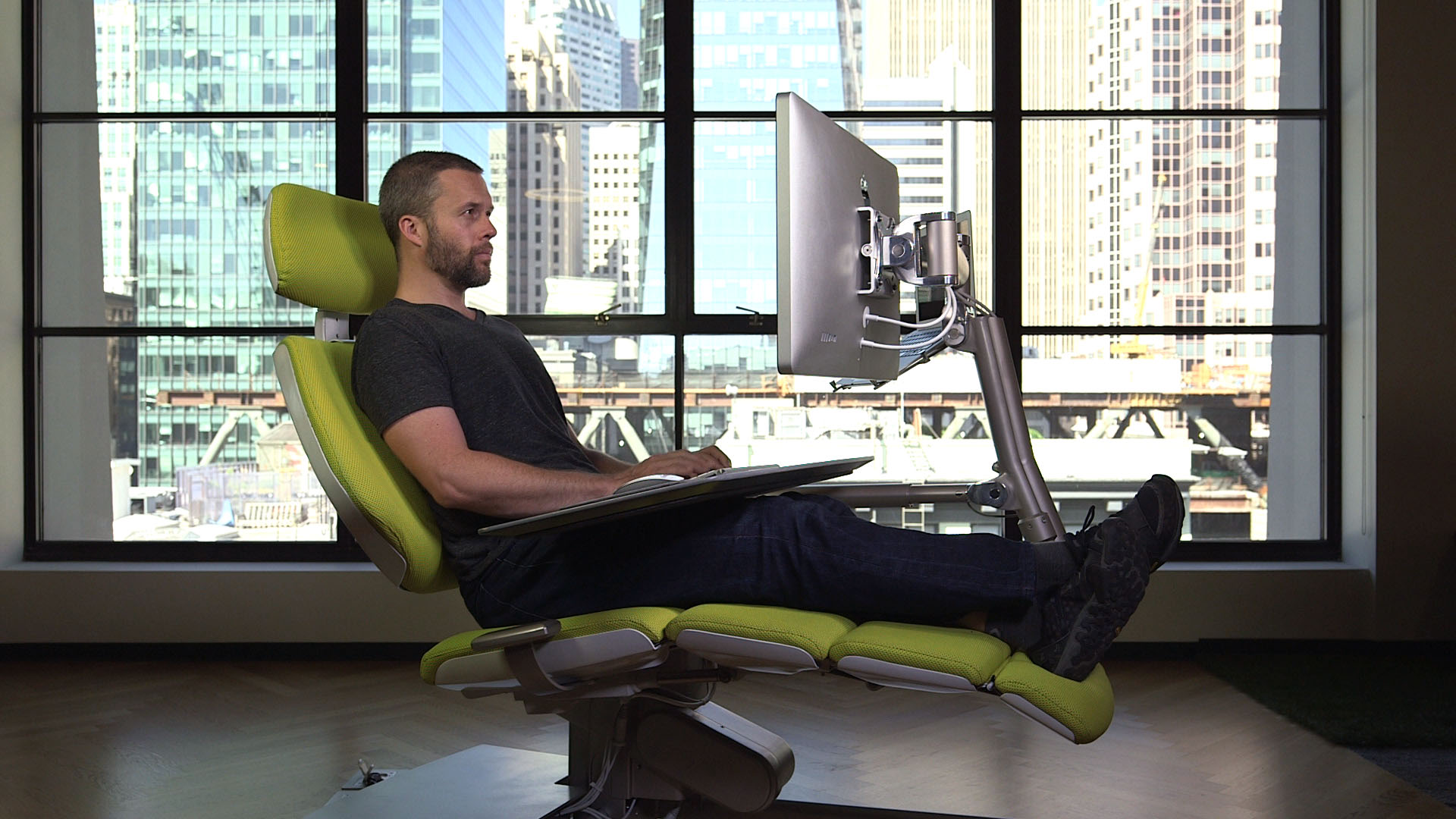 Altwork Unveil The Sitting Standing And Reclining Desk For Only