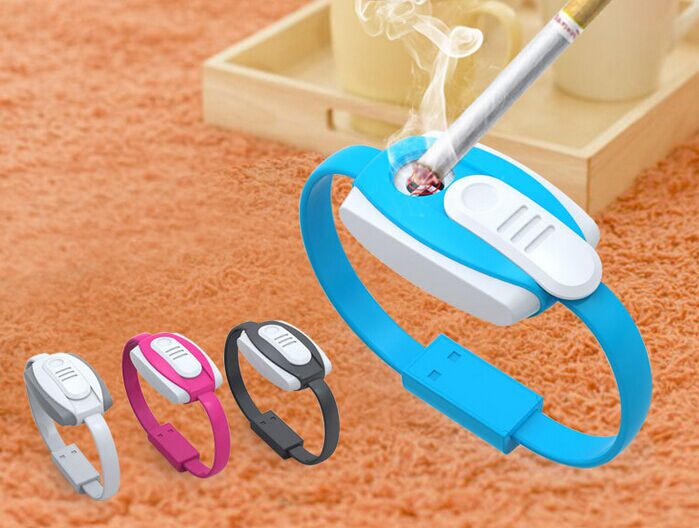 Portable Leather USB Bracelet Charging Cable  GADGETS LAD  Gadgets Lad