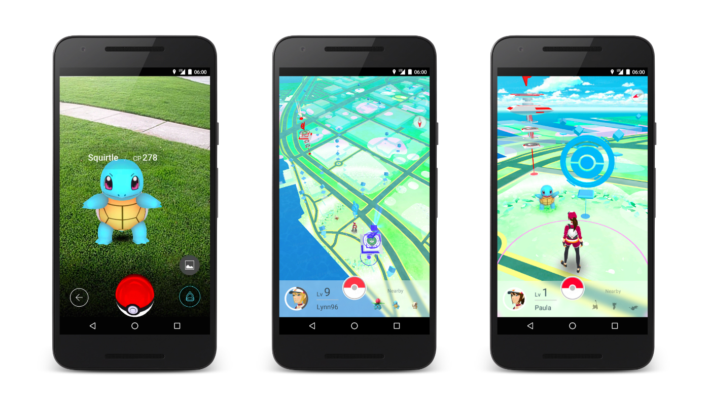 Discover Pokémon in the real world with Pokémon Go: first official screenshots revealed