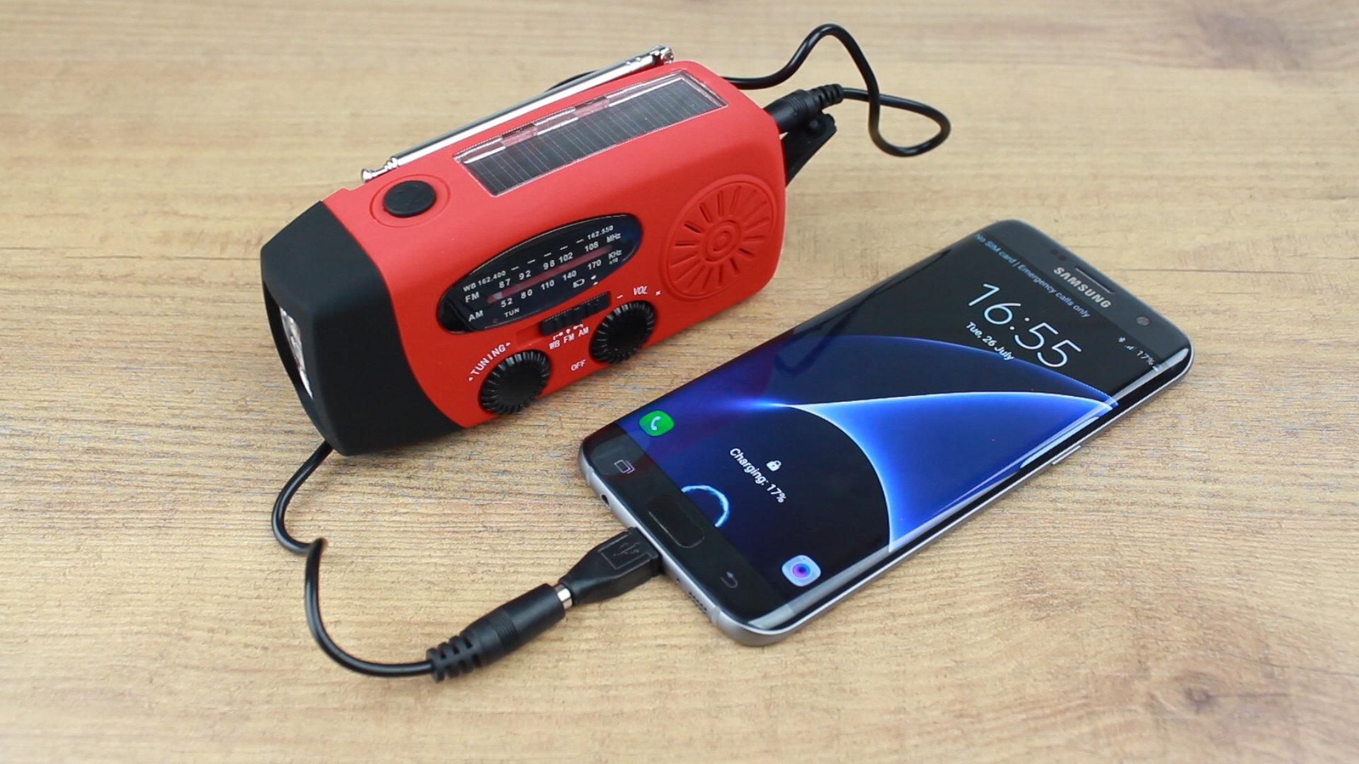 Handcrank charger