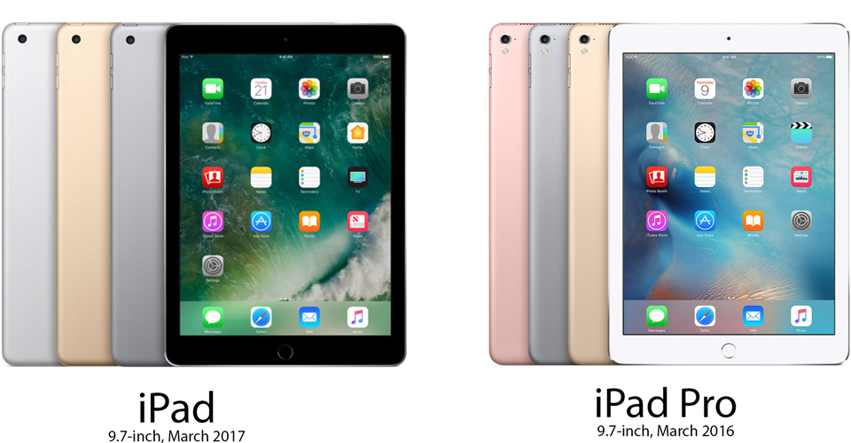 9 7 Ipad 2017 Vs 9 7 Ipad Pro 2016 How To Tell Them