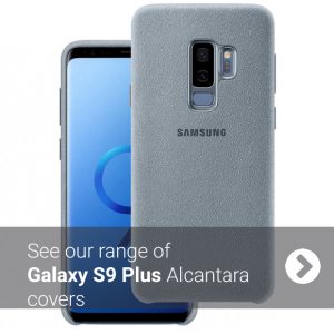 Samsung S9 Plus Alcantara Cover Case