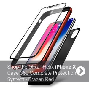 iPhone X Complete Protection System - Brazen Red