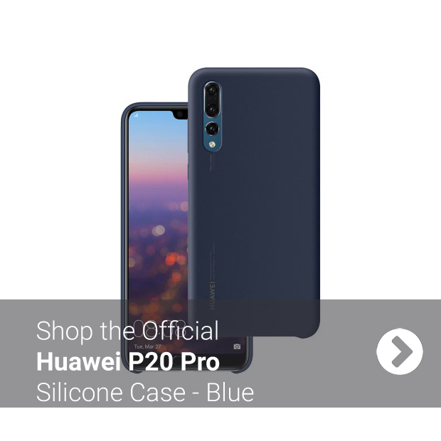 Blue Official Huawei P20 Pro Silicone Case