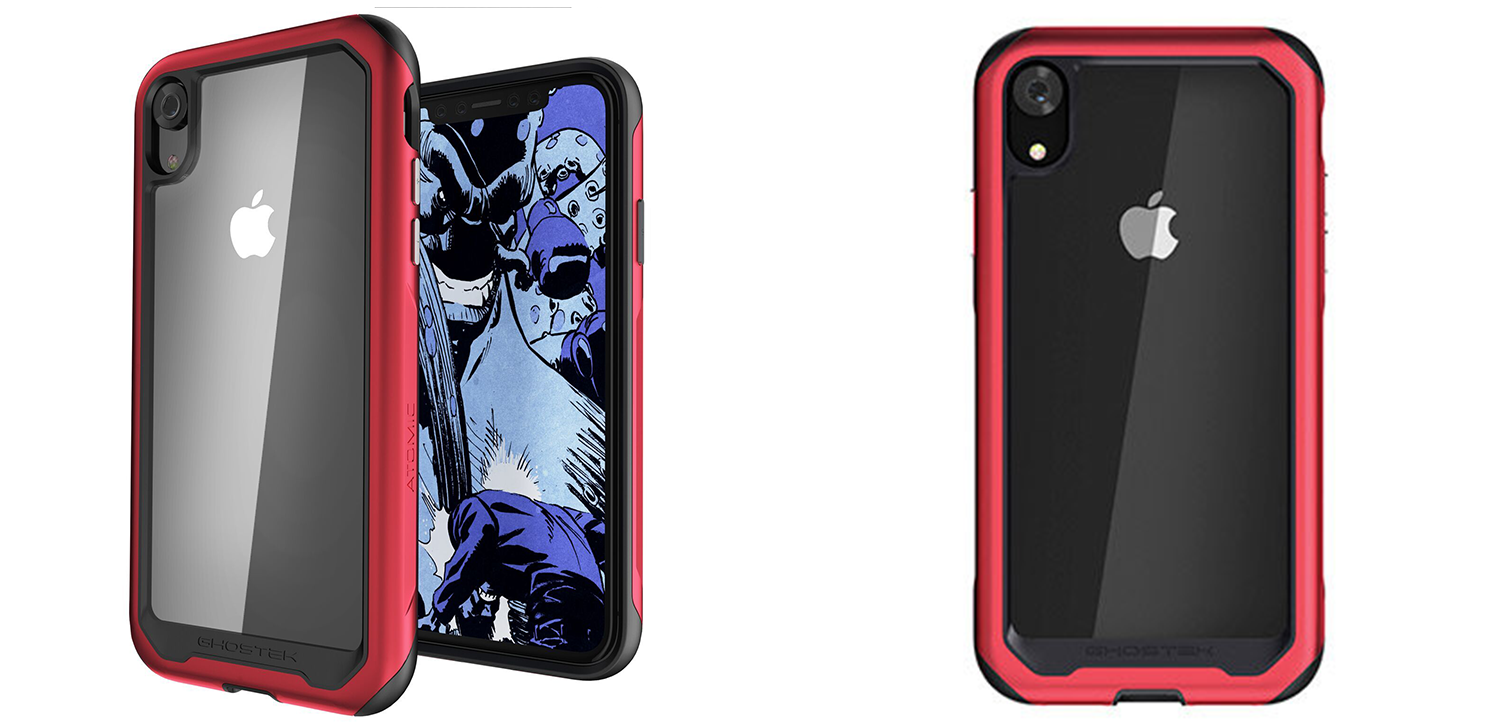 Coque iPhone XR Ghostek Atomic Slim 2 – Mince & robuste – Rouge