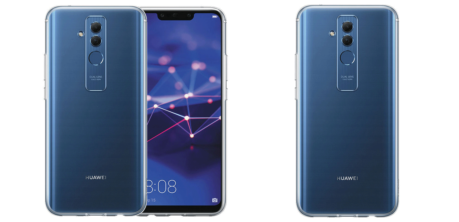 Coque officielle Huawei Mate 20 Lite en TPU – Coque fine – Transparent