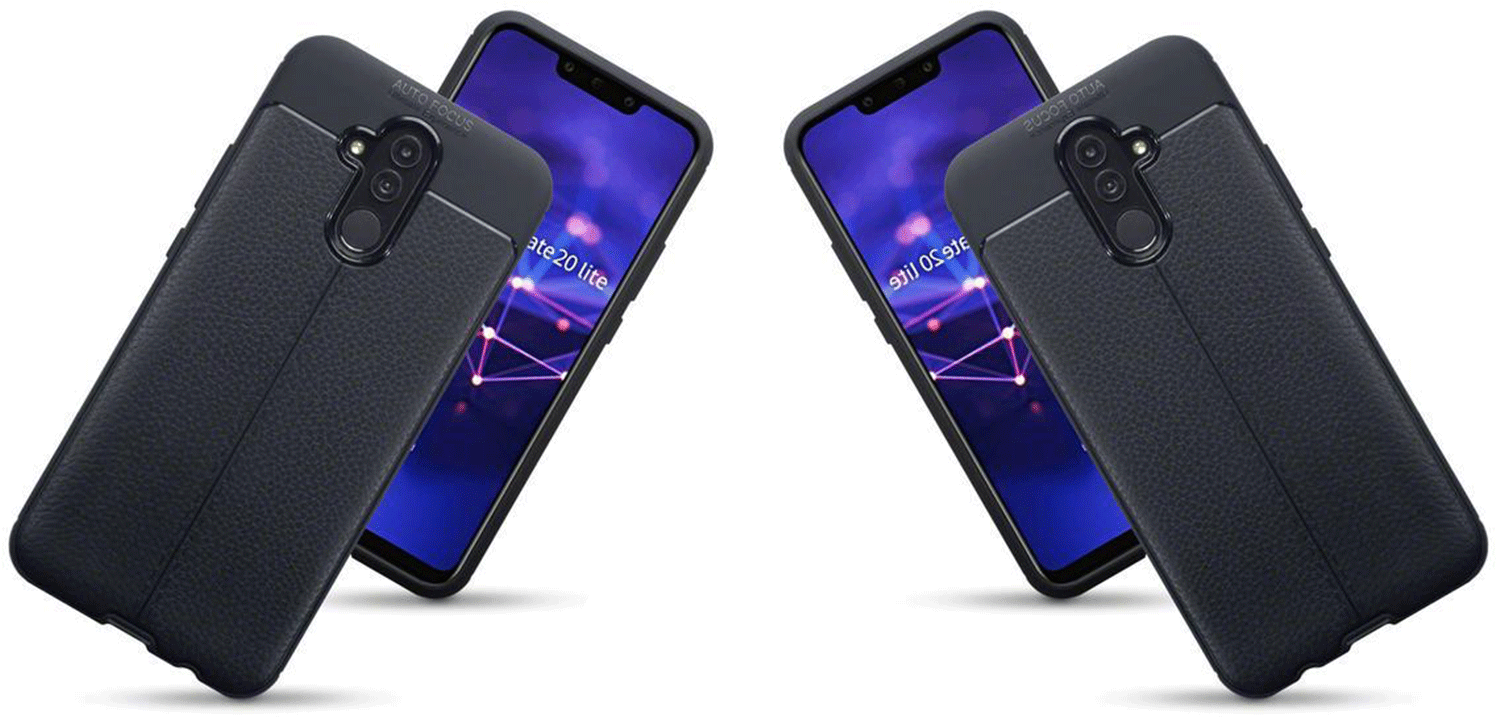 Coque Huawei Mate 20 Lite Olixar Attache simili cuir – Noir