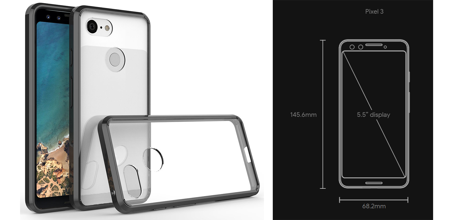 Olixar ExoShield Tough Snap on Google Pixel 3 Case Black