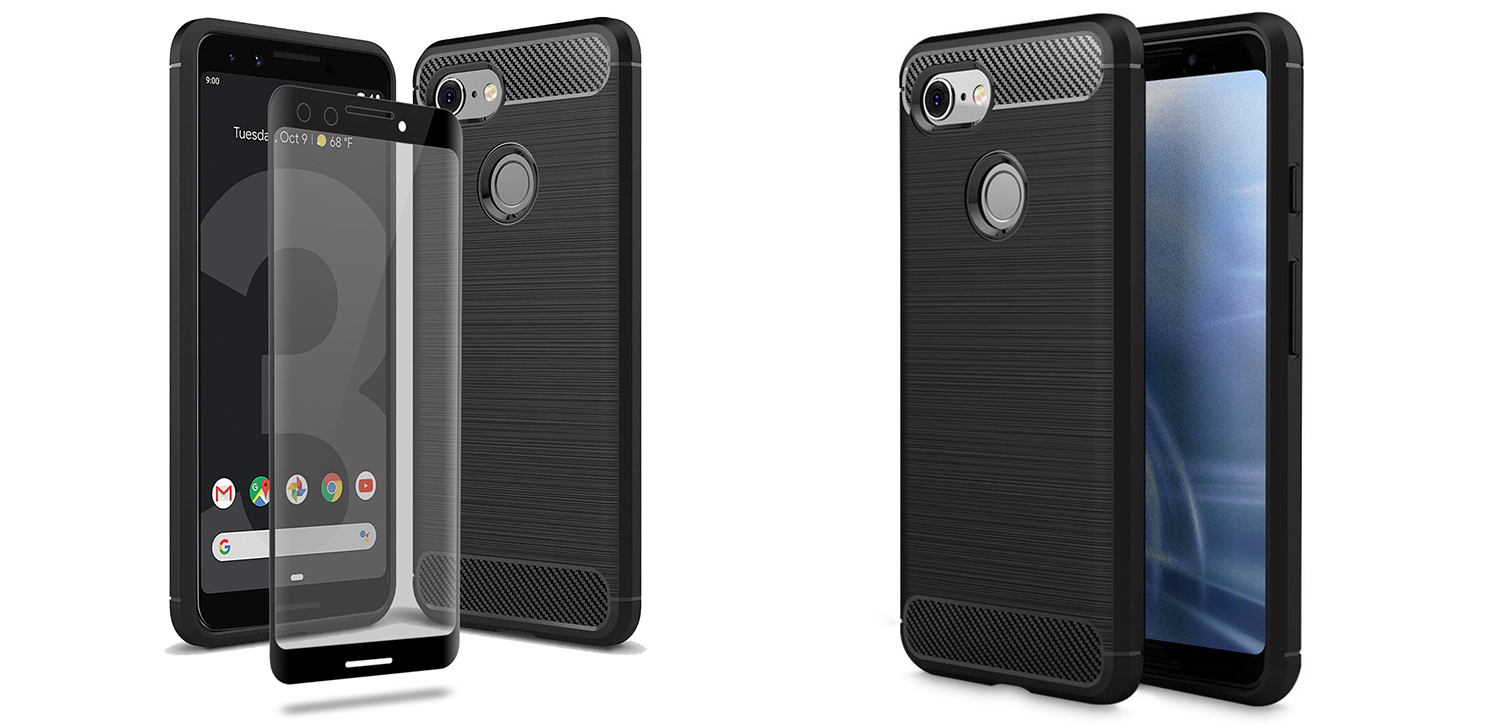 Olixar Sentinel Google Pixel 3 Case And Glass Screen Protector